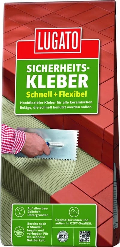 Veiligheidslijm - Snel flexibel - Tegels plaatsen - Waterbestendig - 5 kg