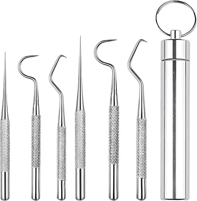 Reis Tandenstokerset - Roestvrij Staal - Herbruikbaar - Ideaal voor Outdoor Activiteiten - Voor Kamperen en Picknicks