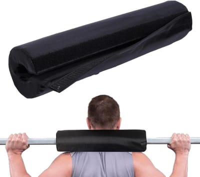 Squatkussen Schouderbescherming - Barbell Pad Heupstoot - Krachttraining Comfort - Verbetert Output - 38.5 x 8 x 8 cm - Zwart