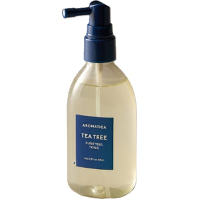AROMATICA Huile Tonique Purifiante Arbre à Thé pour Cuir Chevelu Contrôle du Sébum & Soin Rafraîchissant 100ml white