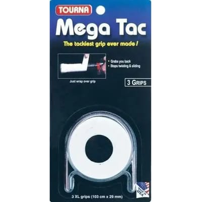 Set van 3 tennis handvatten Tourna Mega Tac