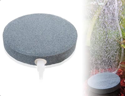 Dailygoods- Luchtdiffusiesteen met hoge dichtheid - Luchtdiffuser - Aquariumaccessoire - 10 cm diameter - Duurzaam - Verhoogt zuurstofgehalte