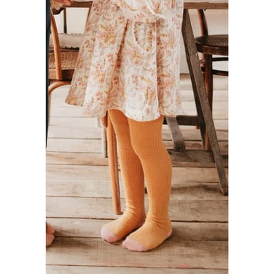 Louise Misha Tights Chukata Mustard Maat: 12-14Y | Accessoires Outlet | Unisex | Bruin