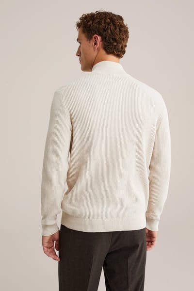 WE Fashion Halfway Zipper Beige Taglia: 3XL | Maglioni a maglia Outlet | Uomo | Marrone