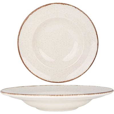 Rinart Pastabord - Brunilda - Porselein - 27 cm (400cc) - set van 2