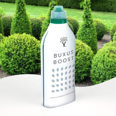 MOOWY Vloeibare Buxus en Hagen Voeding - 900 ml voor 90 m² - Voorkomt en Herstelt Gele Blaadjes en Schade