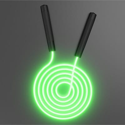 Glowing Springtouw voor Kinderen Verstelbare LED Nacht Glow Springtouwen Kinderen Volwassenen Draagbare Training Sport Fitness Apparatuur