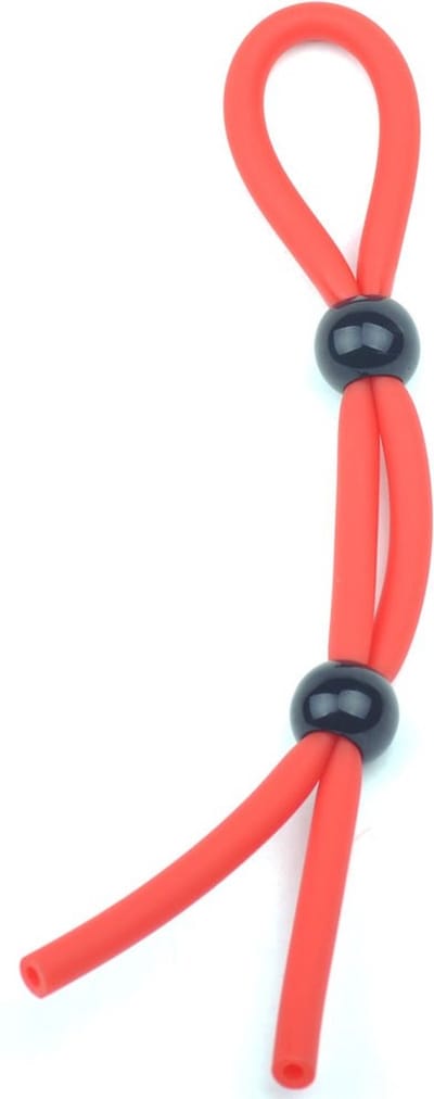 Dubbele Cockring Verstelbaar Rood - Penisring - Stimulerend voor mannen - Spannend voor koppels - Sex speeltjes - Sex toys - Erotiek - Sexspelletjes voor mannen en vrouwen – Seksspeeltjes - cockring man - cockringen - Cock ring