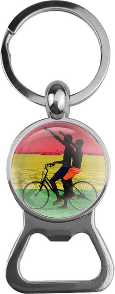 Bieropener Glas - Rasta Fietsen