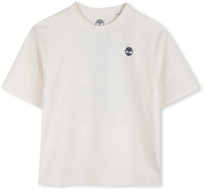 Timberland T60804 T-shirt Met Korte Mouwen Beige 4 Years Jongen