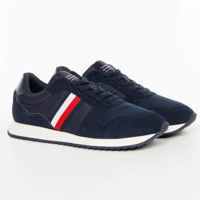 Sneakers voor heren van Tommy Hilfiger in het blauw