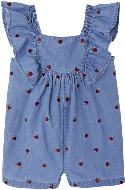 Vertbaudet Baby Kurzoverall aus luftigem Denim