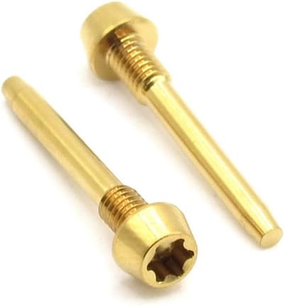 Remblokpennen - Borgpennen - Fietsremmen - Titanium Materiaal - 10 gram - Goud