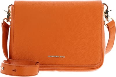 MANDARINA DUCK Schoudertas Mellow Leather Hunting Bag Marmalade Oranje