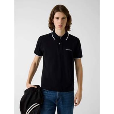 Polo Shirt Korte Mouw Guess REG EMBRO SS POLO TIPPING