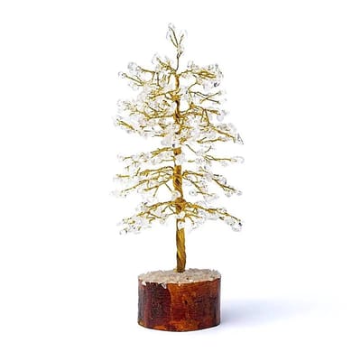 Edelsteenboom bergkristal 23 cm