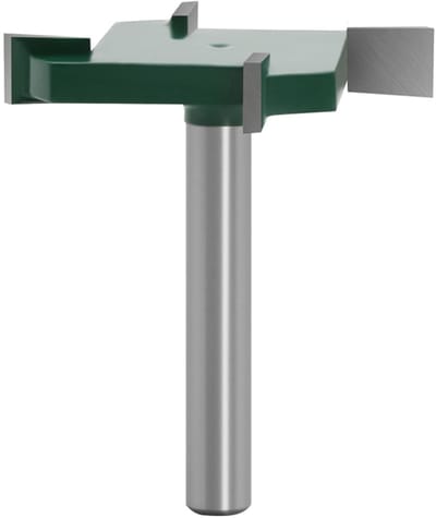 Duurzame Houten Frees voor Slotten en Spoilboard Bewerking met 1/4 Inch T Type Snijgereedschap en Carbide Tips