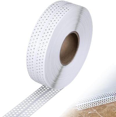 Gipsplaatvoegtape - Voegafdekstrip Van Pvc Voor Randbescherming - voor Het Repareren Van Scheuren In Muren In Hoeken - 40 m X 5 cm