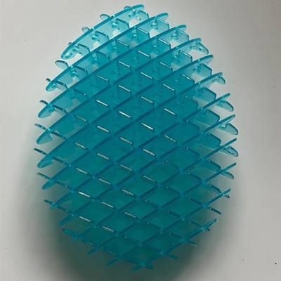 Design Worm Big Fidget Toy 3D-geprint Decompressie Elastisch Net Anti-stress ADHD Stressverlichting Elastisch Speelgoed voor Kinderen en Volwassenen blauw
