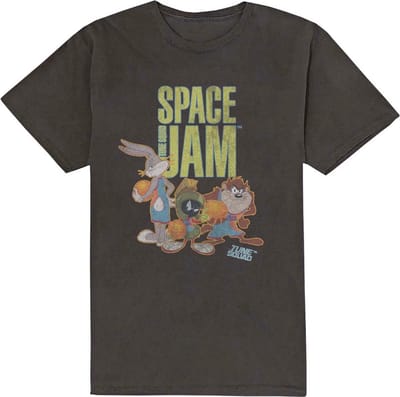 Space Jam 2 Tune Squad T-Shirt Zwart - Officiële Merchandise - S