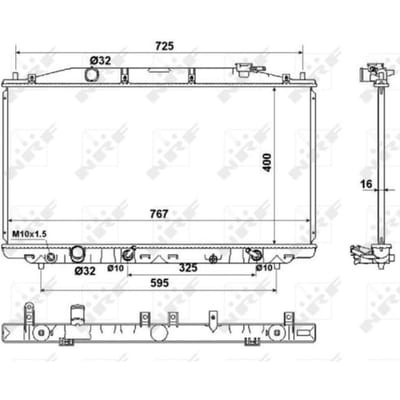 Radiator NRF 53971