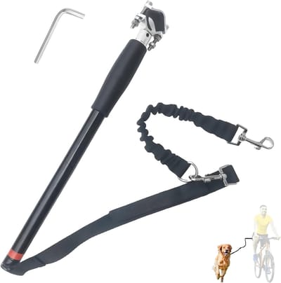 Verstelbare Hondenriem voor Fietsen: Handsfree Leash voor Training, Wandelen en Buitenactiviteiten met Rubber Seal en Allen Key