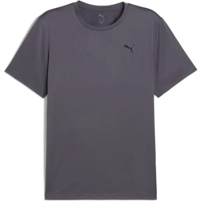 PUMA M TAD ESSENTIALS SOLID CAT TEE (LC small cat) Heren sportshirt - Galactic Gray