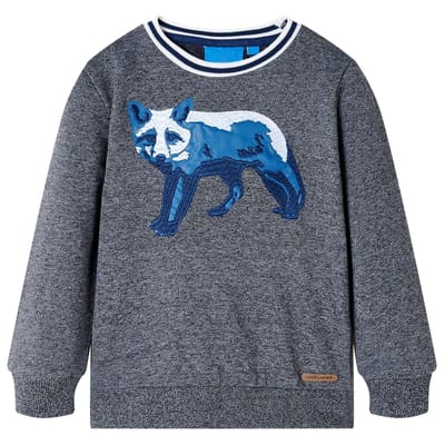 vidaXL - Kindertrui - 92 - gemêleerd - marineblauw
