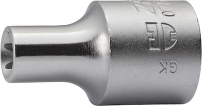 Wurth - 1/2 inch dopsleutel buiten-TX kort - 1/2 inch dopsleutel TX Voor schroeven met buiten-TX, kort Aansluiting E10 Soort aandrijving Binnenvierkant