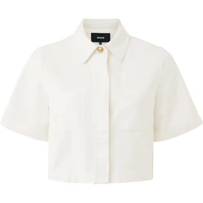 Korte katoenen blouse dames Mexx