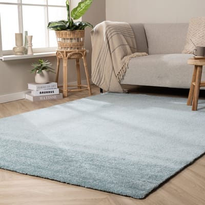 NATURL. Wasbaar vloerkleed - Clean Lichtblauw - 80x150cm