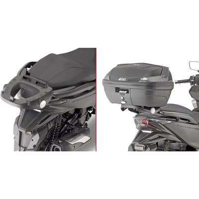 Givi Monolock/monokey Honda Forza 125 Abs&forza 125/300 Topkoffer Achtermontage Zwart