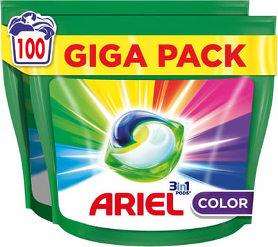 Ariel 3in1 Wasmiddel Pods Color 100 stuks