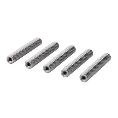 Dailygoody - Mondstukhals - M6 Mondstukken - Duurzaam en Betrouwbaar - Zilver - Buis - Voor 3D-Printers - 5 Stuks