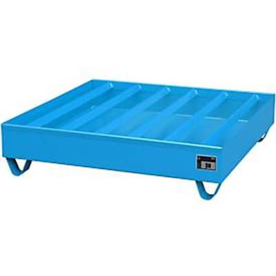 Profiellekbak type PW vlg. StawaR, voor 4 vaten, 230 l, 72 kg, blauw