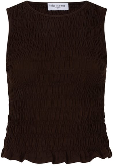 Lofty Manner Top Top Jacky Rf05 1 Brown Dames Maat - S