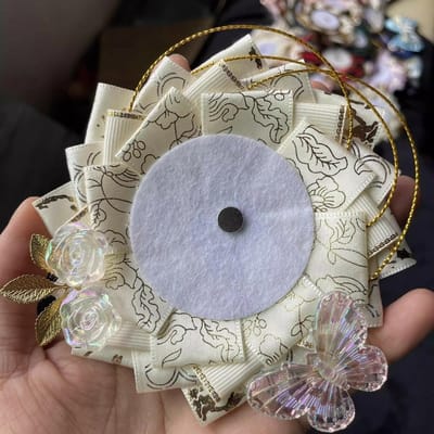 Kawaii Badgehouder Nieuwe Schattige Creatieve Kantwerk Badge Decoratie Meisjes Pluche Badgebakje