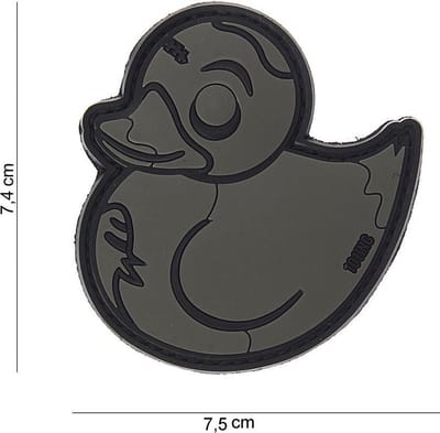 101 Inc Embleem 3D Pvc Zombie Duck Grijs  10042