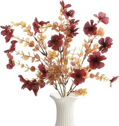 Droogbloemen Kunstbloemen - Gedroogde Decoratie - Woonruimte Opfleuren - Weerbestendig Ontwerp - 31x16 cm - Stijl B