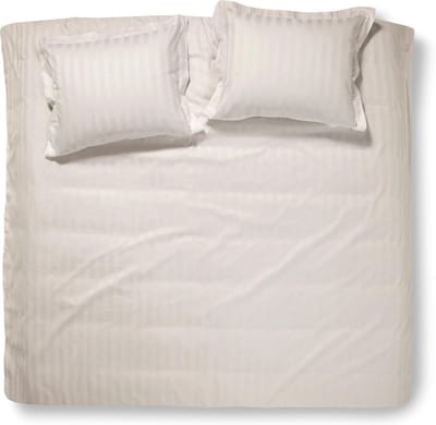 Damai Linea Dekbedovertrek - Tweepersoons - 200x200/220 cm - Ivory