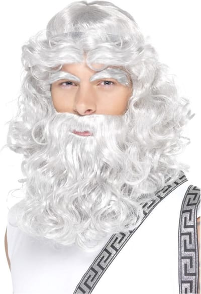 Pruik van Zeus - Verkleedpruik - One size