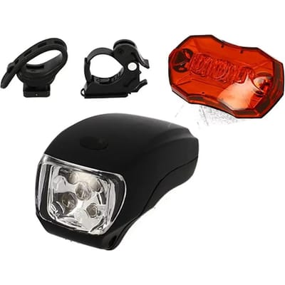 voor+achter 3-functie led-accuverlichting e.c. bevestiging voorstuur/achterzadelpen Optimiz