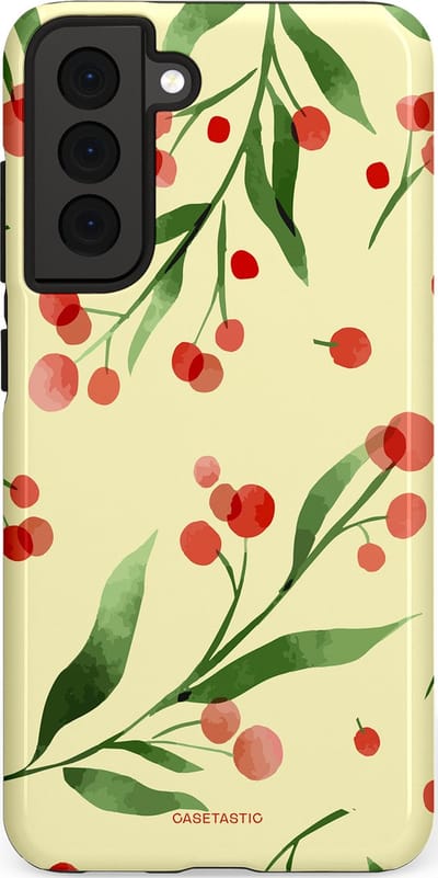 Casetastic Hoesje Geschikt voor Samsung S21 FE - Stijlvolle Beschermende Duo-layer Case - Watermeloen