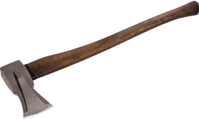 Famanu – Vintage log splitting - bruin - 2,0 kg/4¼ lbs - robuust en geschikt voor houtkloven en buitengebruik