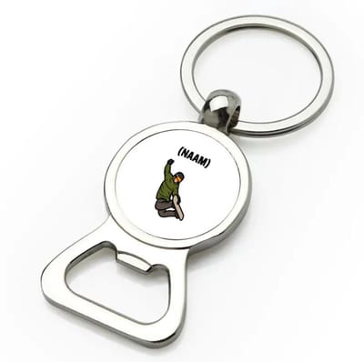 Akyol - snowboard met eigen naam flesopener - Snowboarden - snowboarders - wintersport - 9 bij 3 cm