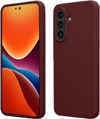 kwmobile telefoonhoesje geschikt voor Samsung Galaxy A57 5G - Hoesje met siliconen coating - Smartphone case in bordeaux-violet