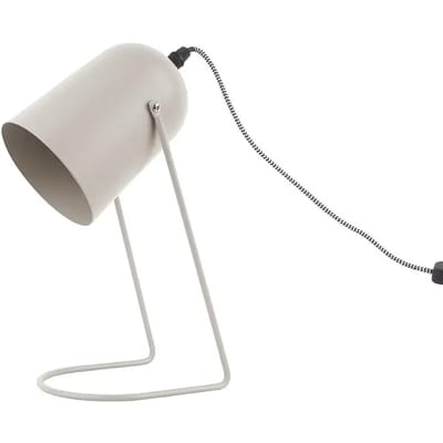 Leitmotiv Tafellamp Enchant - Staal Mat Warm Grijs - 30x18cm - Scandinavisch