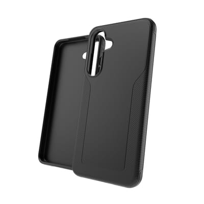 ZAGG Luxe Hoesje Geschikt voor Samsung Galaxy S25 FE - Grafeen Back Cover - 3M Valbescherming - Zwart