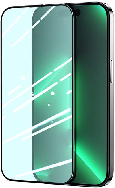 Joyroom Knight Serie - Groene Gehard Glazen Screenprotector - iPhone 14 Pro Max - Anti Blauw Licht