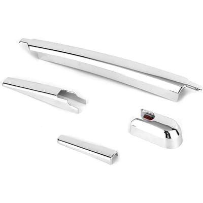 4 stuks ABS Achterruit Wisser Cover Trim Past voor Hyundai Grand Starex H1 2019 white